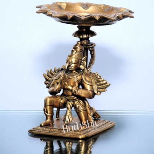 Brass Garuda Lamp