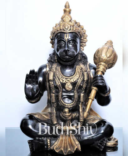 Hanuman Brass Idol