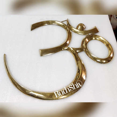 Pure Brass Om Wall Hanging