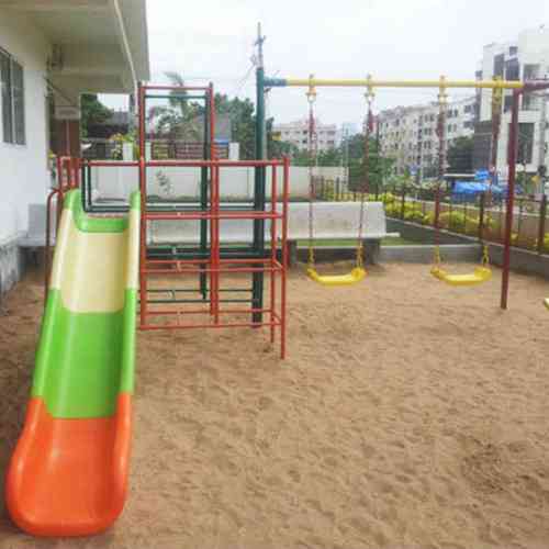 Slide and Swing Set for Home