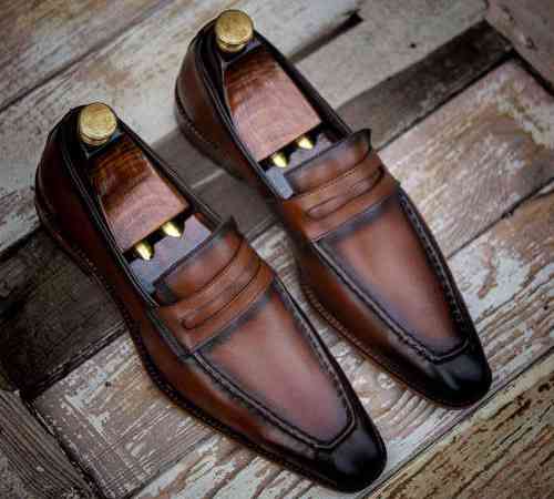 Handmade Leather Loafer for Men