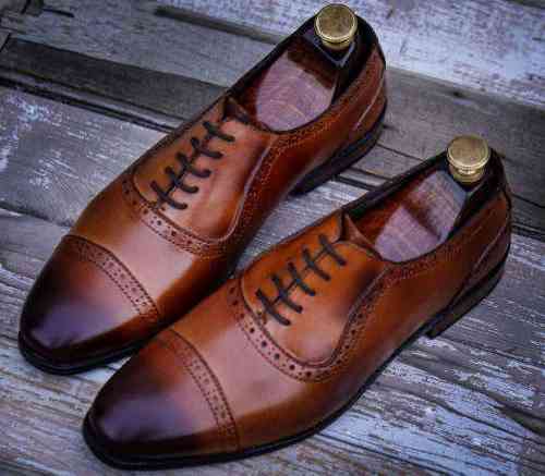 Handmade Leather Lace up Shoes for Men