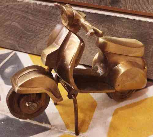 Brass Decorative Scooter