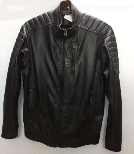 Buy NOORA Men's Pure Slim Fit Outerwear Leather Jacket (Size : XS to 2XL,  Color : Black) Online at desertcartINDIA