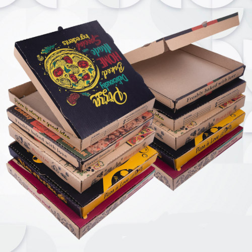 Printed Corrugated Pizza Boxes