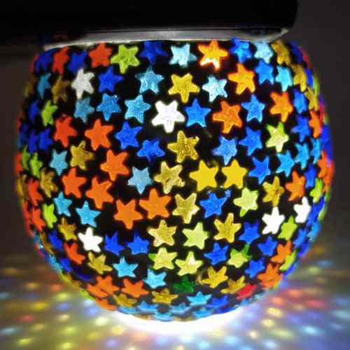 Glass Mosaic Table Lamp for Home Decor