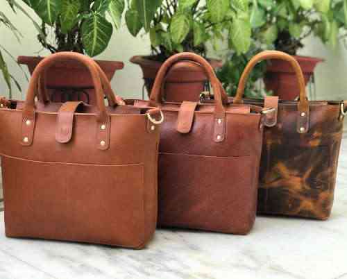 Genuine Leather Women's Tote Bags