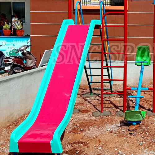 FRP Single Straight Playground Slide