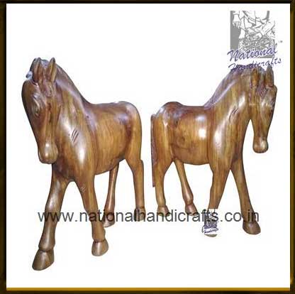 Wooden Carved Horse