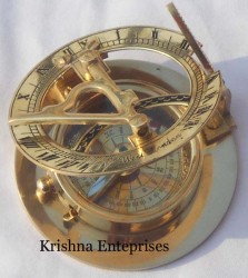 Sundial Clock Compass