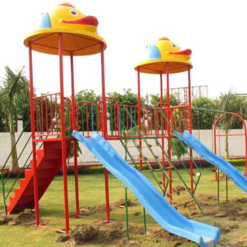 FRP Playground Wave Slide