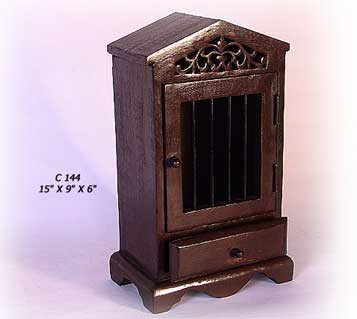Wooden Handicrafts Cabinet