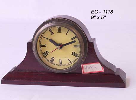 Wooden Handicrafts Table Clock