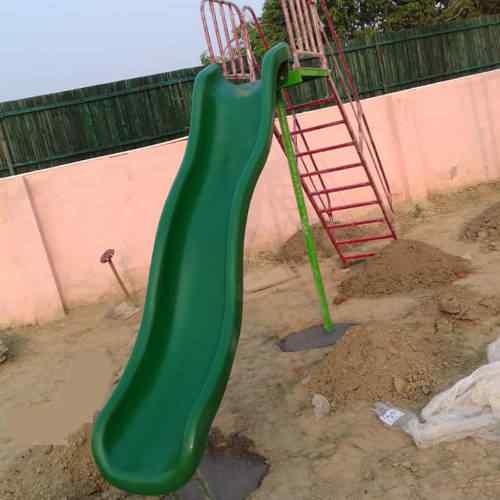 Children Playground Single Wave Slide