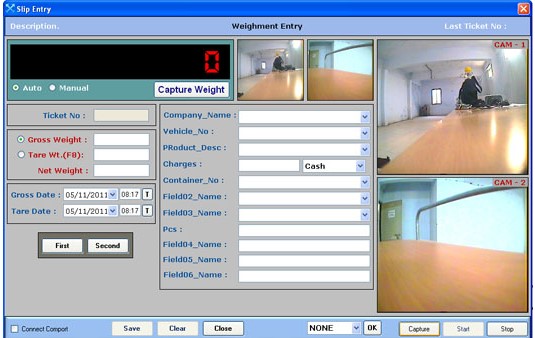 Weighbridge CCTV Software