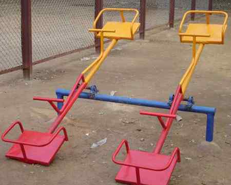 Double Seater Iron Seesaw