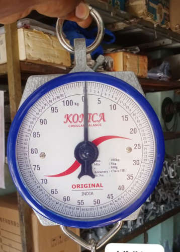 100 Kg Needle Type Circular Hanging Scale