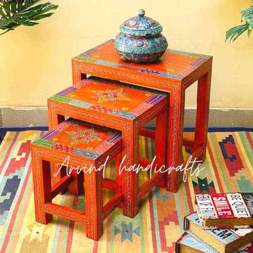 Wooden Handicrafts Nesting Tables
