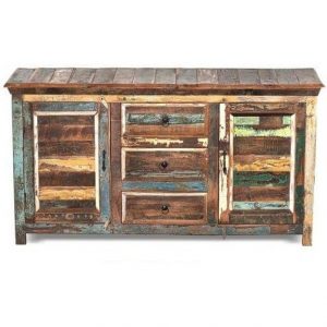 Wooden Recycled Side Cabinet