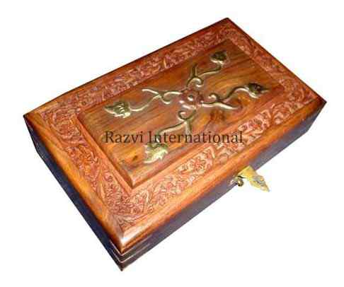 Wooden Engraved Polished Boxes