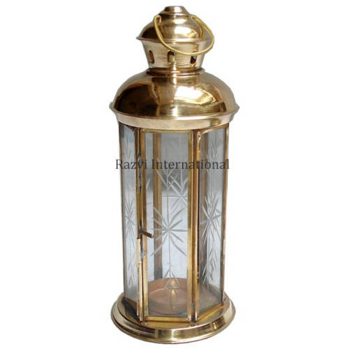 Brass & Glass Lantern