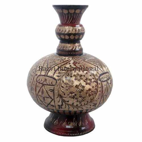 Brass Globe Flower Vase