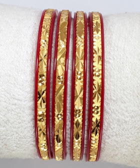 GOLD PLATED POLA BANGLES