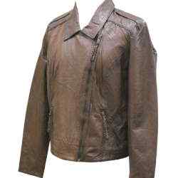 Outerwear Brown Leather Jackets for Men