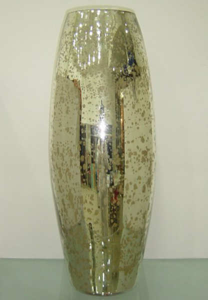 Mercury Glass Flower Vase