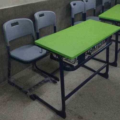 SNS School Table and Chairs with Wire Mesh Storage