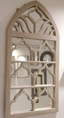 Wooden Wall Mirror