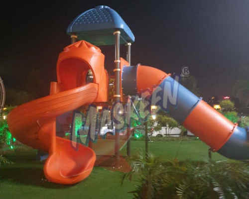 Maskeen Outdoor Multi Slide Playground Station