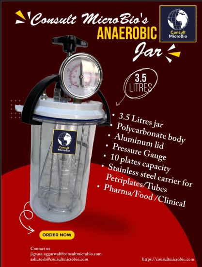 Anaerobic jar 3.5 Litres