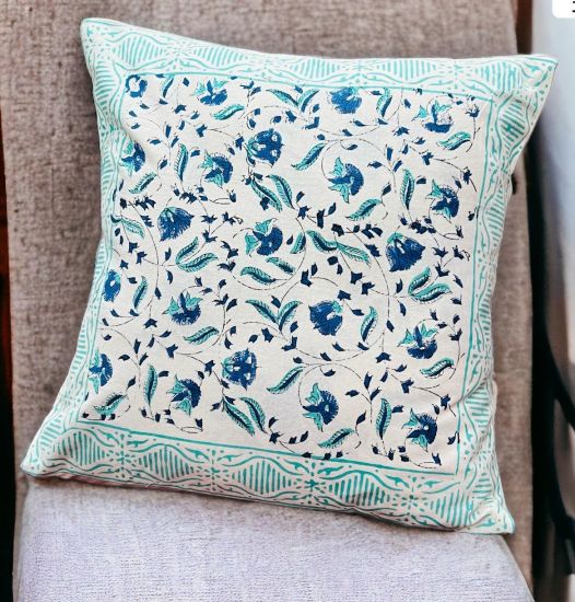 Hand Block Print Cushion Cover