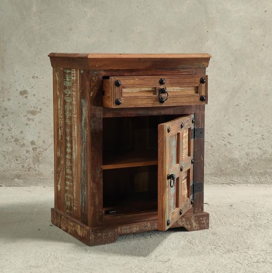 Reclaimed Richard Bedside Table for Home Furniture