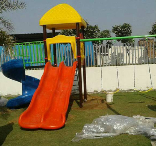 Playground Slide and Swing Combo Set