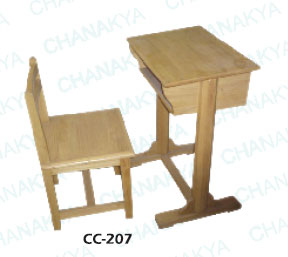 School Wooden Desk-Single