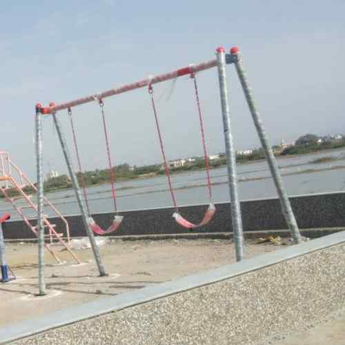 Replay Playground Double Swing Set