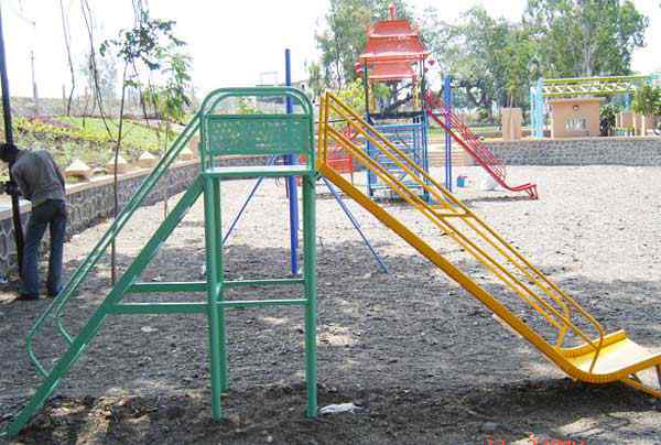 Single Playground Slide