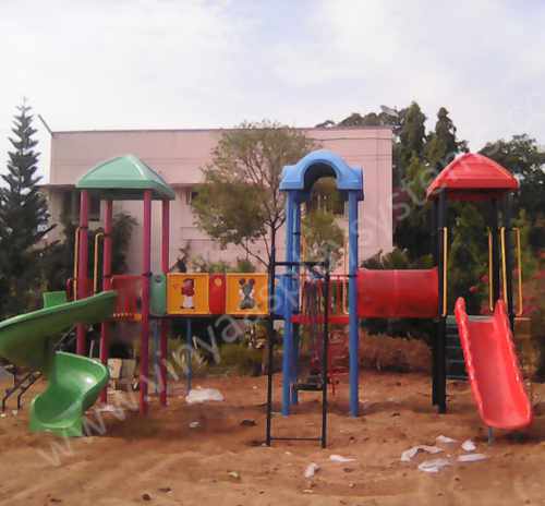 Multi Platform Multi Slide Playground Equipment