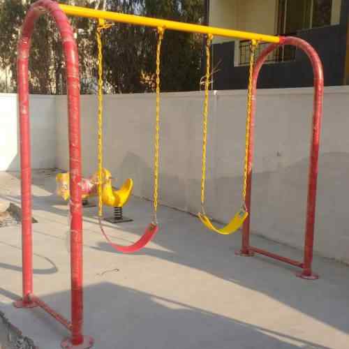Astrokidz Playground Double Swing Set