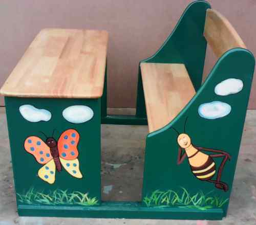 Preschool Wooden Double Desk