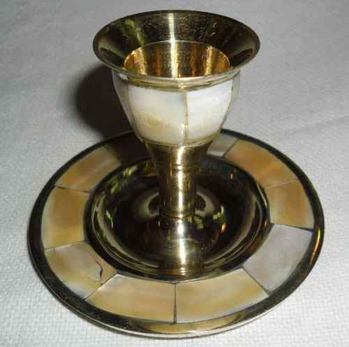 Single Candle Holder - Brass