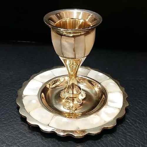 Brass Shell Candle Holder