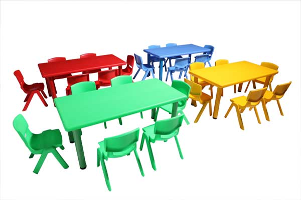 Preschool Furniture Rectangle Table