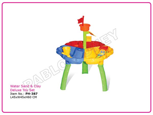 WATER SAND & CLAY DELUXE TOY SET
