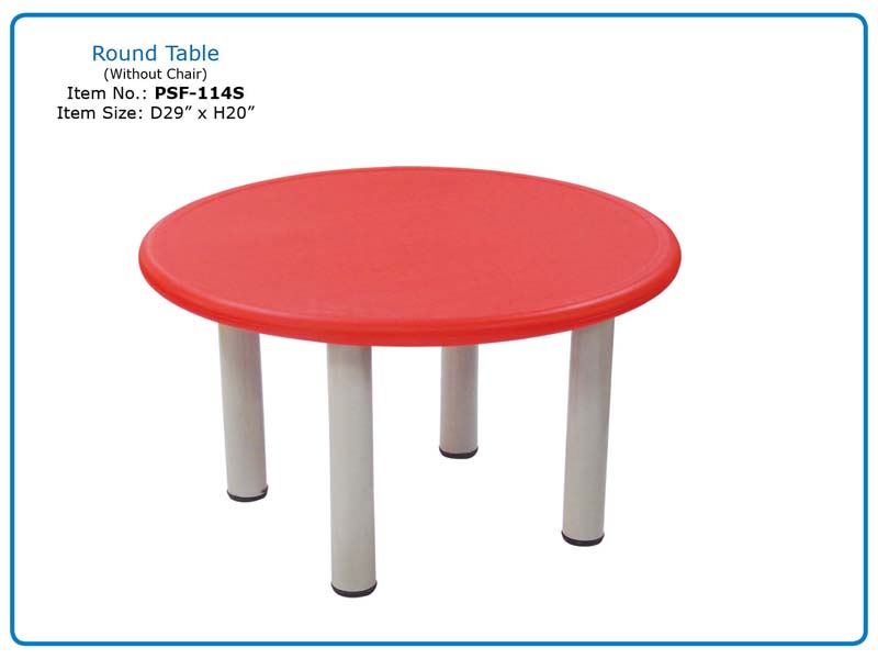 Play School Round Table (Without Chair)