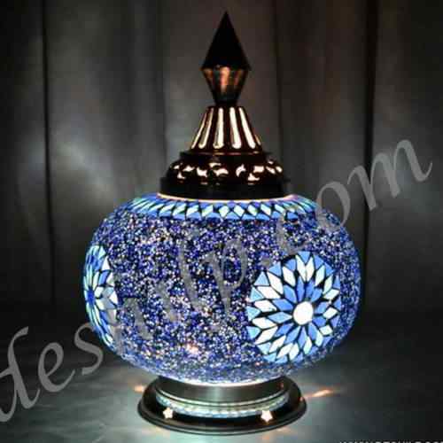 Glass Mosaic Table Lamp