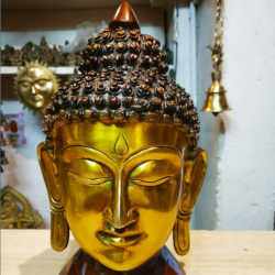 Brass Buddha Head