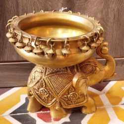 Brass Elephant Urli Handicrafts